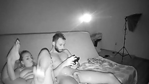 Amateur couple fucked on cam