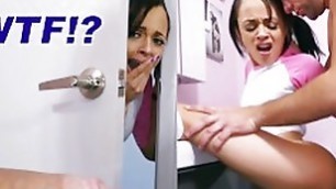BANGBROS - Teen Step Sister Holly Hendrix Notices Step Brother&#'s Big Dick And Wants It In Her Ass