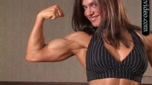 Woman Flexing Biceps