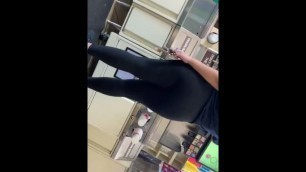 Super Big Ass Latina in Leggings want to Eat her out