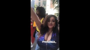 Latina Raver - Huge Bouncy Boobs