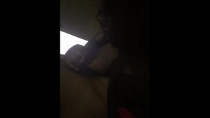 Ebony Teen Sucking the Soul out of my Dick