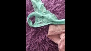 Her Dirty and Clean Thongs