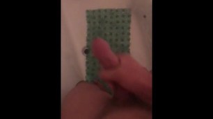 Beating my Dick off inside a Shower (cumshots)
