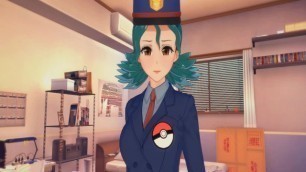 (3D Hentai)(Pokemon) Sex with Officer Jenny