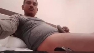 Indian Daddy Playing with Dick