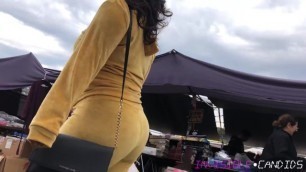 Latina MILF Candid Booty Gets Recorded by Pervert
