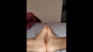 Sexy Feet while Masturbating