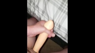 FTM Masturbating. came on that thing Hard at the end