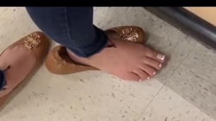 I THINK MY COWORKER KNOWS THAT I SECRETLY RECORD HER FEET!