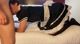 Maid Gets Plowed and Filled in Hotel Room