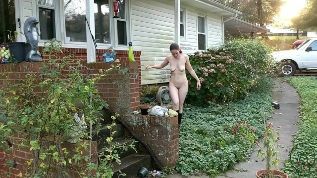 Feeding the Birds (Naked!)