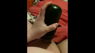 Using my Flashlight to Wank off with and Big Moaning and Cumshot