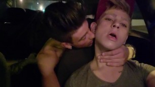 Daniel Hausser and Charlie Keller MAKE OUT and have SEXY FUN in an UBER