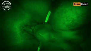 Slowmotion - Arab Whore Doggystyle Fucked with Night Vision. عربية نار