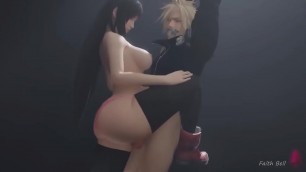 Tifa captures Cloud 3d porn