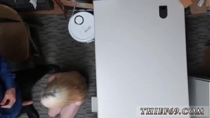 Super cute college teen and two blonde kittens enjoy Attempted Thieft