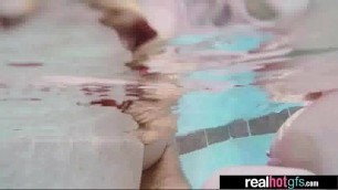Amazing Sex Performed By Real GFriend On Tape clip-04