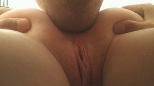 Hard RIMMING to my stepsis and FUCKING her small WET SHAVED PUSSY